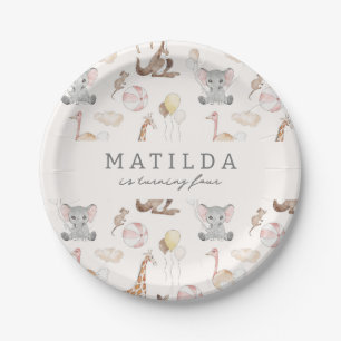 Assiettes En Carton Le cirque carnavalesque moderne pour enfants   Fil