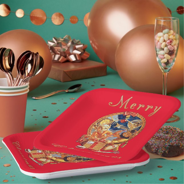 Assiettes En Carton Le forfait Dernier (Multi)