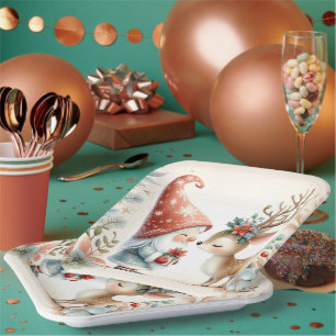 Assiettes En Carton Le Gnome Et Le Rinder