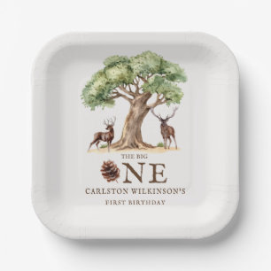 Assiettes En Carton Le Grand Premier Anniversaire de la Forêt du Cerf