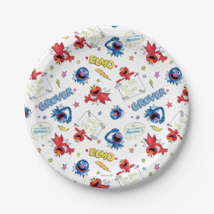Assiettes En Carton Le monstre à la fin de cette histoire Motif