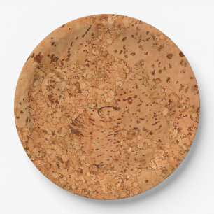 Assiettes En Carton Le regard du grain en bois de noeud de liège de