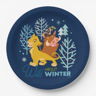 Assiettes En Carton Le Roi Lion L'hiver sauvage