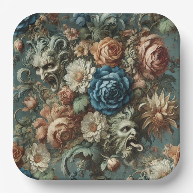 Assiettes En Carton Le Whisper qui affûta le couteau - Coussin (Recto)