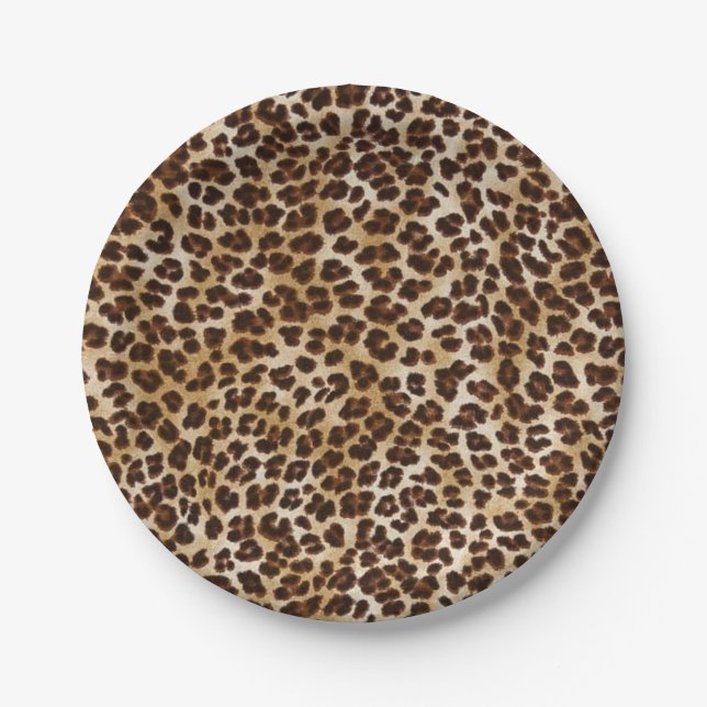 Assiettes En Carton Leopard Paper (Devant)