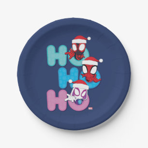 Assiettes En Carton L'équipe Spidey Ho Ho Ho