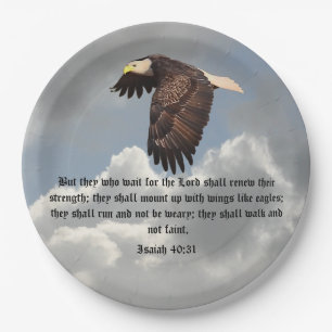 ASSIETTES EN CARTON LES AILES AIMENT EAGLES