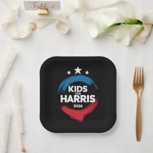 Assiettes En Carton Les Enfants Pour Harris Présidente Les Enfants Aim