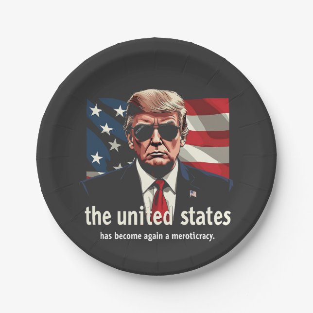 Assiettes En Carton Les Etats-Unis sont à nouveau devenus une méritocr (Devant)