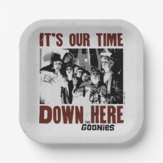 Assiettes En Carton Les Goonies "C'est notre temps ici"