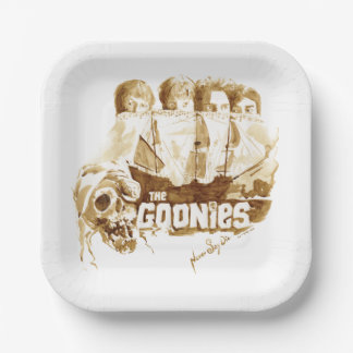 Assiettes En Carton Les Goonies Pirate Ship Aquarelle Graphique