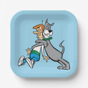 Assiettes En Carton Les Jetsons George & Astro Hug