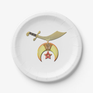 Assiettes En Carton Les Plaques de fête de Shriner