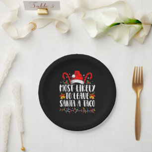 Assiettes En Carton Les Plus Susceptibles De Quitter Père Noël Un Noël