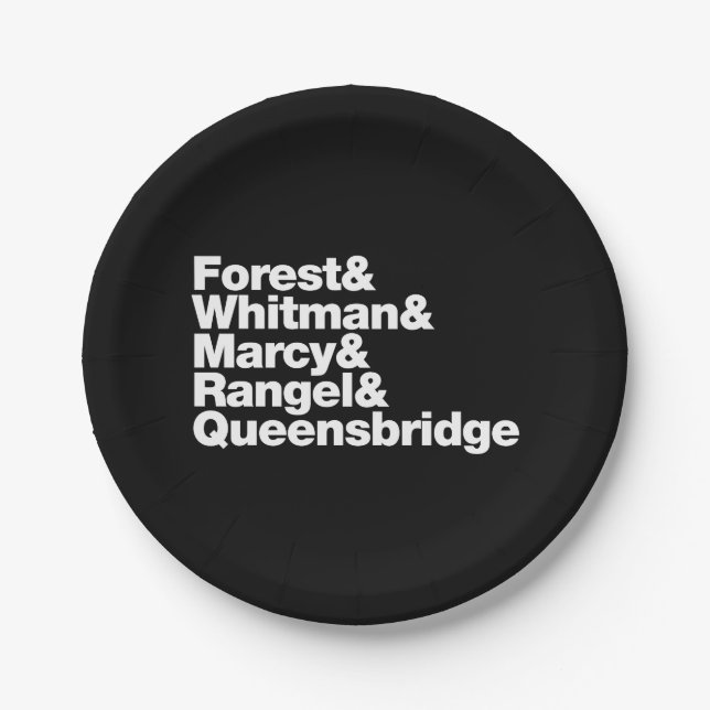 Assiettes En Carton Les projets (Devant)