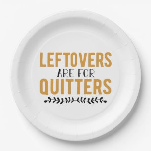 Assiettes En Carton Les restes sont pour les pourboires