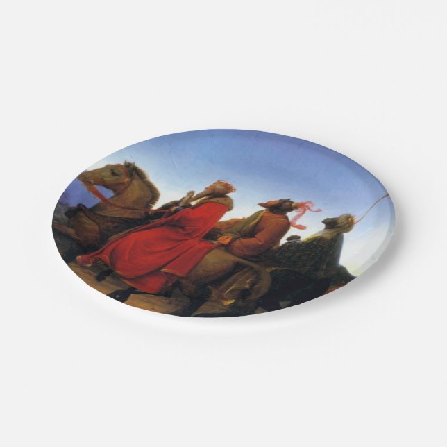 Assiettes En Carton Les Trois Sages (Angle)