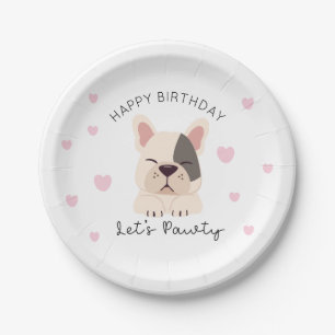 Assiettes En Carton Lets Pawty Papier Plaque Chiot Anniversaire Décor