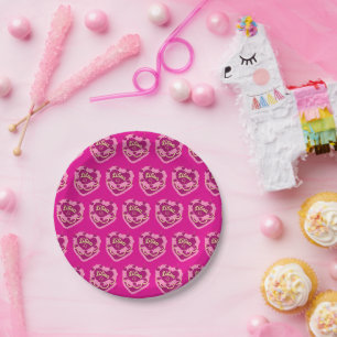 Assiettes En Carton Libra Zodiac Coquette Coeur gâteau d'anniversaire