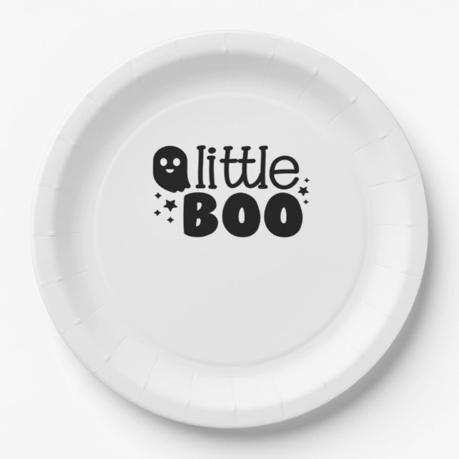 Assiettes En Carton Lil Boo Halloween 2025 (Devant)