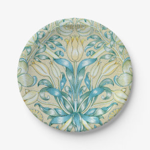 Assiettes En Carton Lily et grenade Vintage Floral
