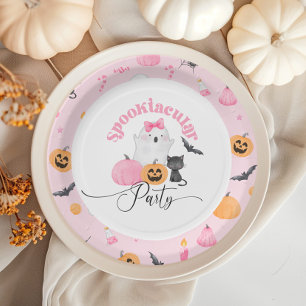 Assiettes En Carton Little Boo Spooktacular anniversaire fête