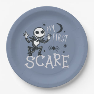 Assiettes En Carton Little Jack Skellington - Ma première peur
