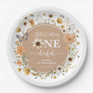 Assiettes En Carton Little Miss ONEderful Fleur sauvage d'automne Anni