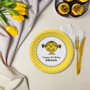 Assiettes En Carton Little Miss Sunshine   Anniversaire jaune