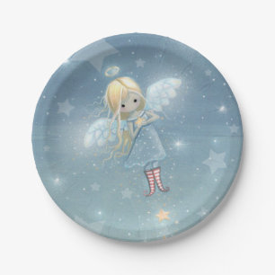 Assiettes En Carton Little Star Angel Holiday Art
