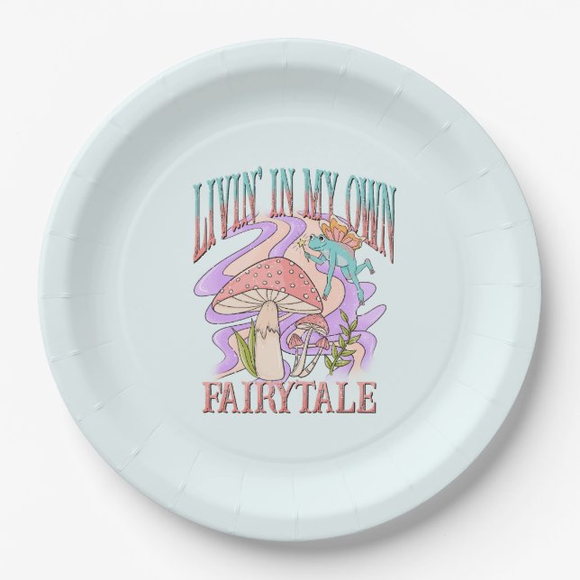 Assiettes En Carton Livin' Dans Mon Propre Conte D'Équité (Devant)