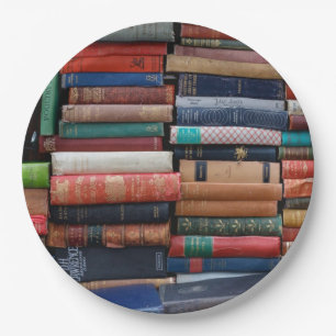 Assiettes En Carton Livres Lire l'amour Vieux livres