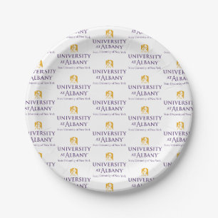 Assiettes En Carton Logo de l'Université d'Albany