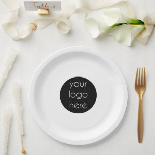 Assiettes En Carton Logo d'entreprise promotionnel Entreprise