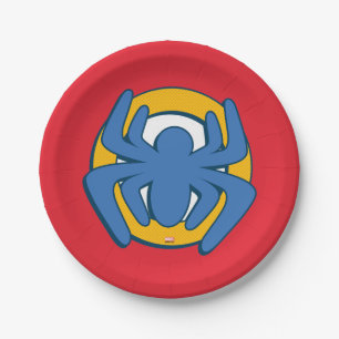 Assiettes En Carton Logo Spidey araignée