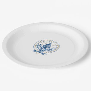 Assiettes En Carton Logo Trump Pence 2017 pour l'investiture présiden