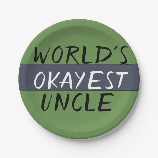 Assiettes En Carton L'oncle le plus bizarre du monde (Devant)