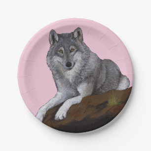 Assiettes En Carton Loup