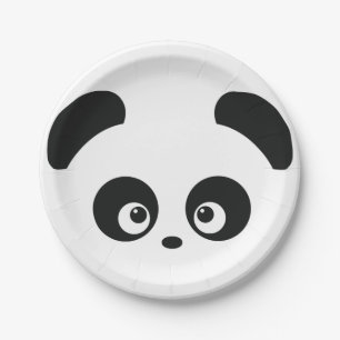 Assiettes En Carton Love Panda®