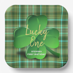 Assiettes En Carton Lucky One Boys St Patrick's Day Party Personnalis
