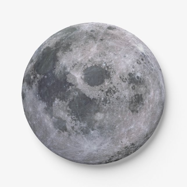 Assiettes En Carton LUNE de plaque à papier de partie (Devant)