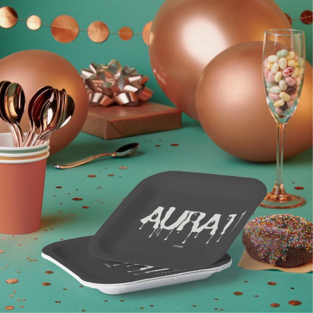 Assiettes En Carton Luxe (Multi)