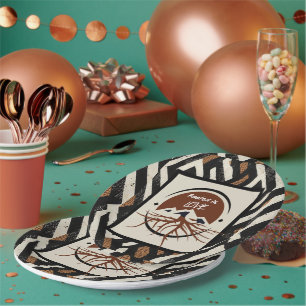 Assiettes En Carton Luxe sophistiqué Caraïbes africaines