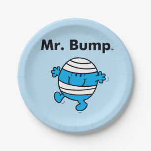 Assiettes En Carton M. Men   M. Bump est un Clutz