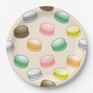 Assiettes En Carton Macarons Sweet 16 Party