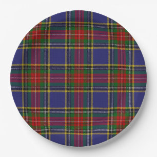 Assiettes En Carton MacBeth Tartan