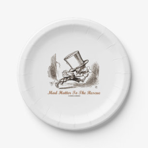 Assiettes En Carton Mad Hatter To The Rescue Wondersensibilité