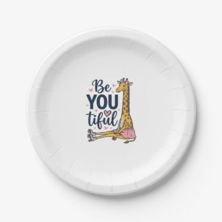 Assiettes En Carton Magnifique T-Shirt Vintage Patin à Roulettes Giraf