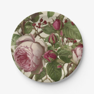 Assiettes En Carton Magnifiques pivoines roses création florale botani