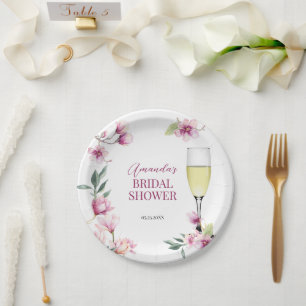 Assiettes En Carton Magnolia Brunch and Bubbly  